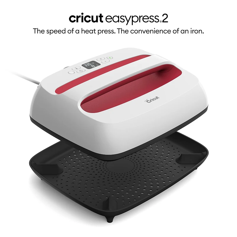 Cricut® EasyPress™ 2 Raspberry, 12" x 10"
