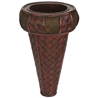 22" Brown Decorative Stand Planter