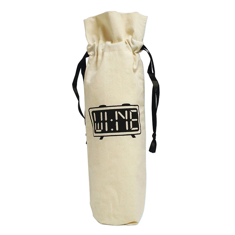 Personality Case™ Wine Time Canvas Wine Bag