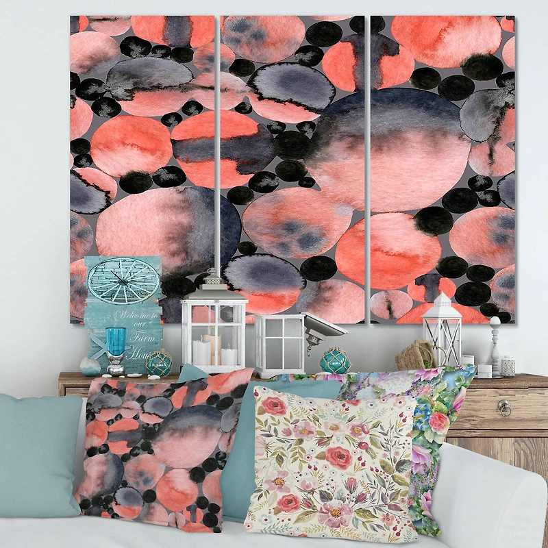 Designart - Abstract Geometric Polka Dots