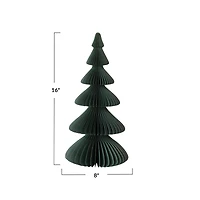 Hello Honey® 16" Green Paper Folding Honeycomb Standing Tree