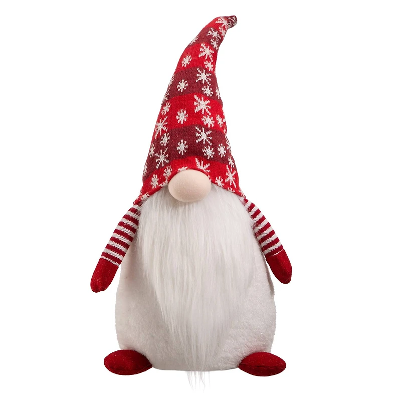 Glitzhome® 24" Red Christmas Gnome Décor Accent