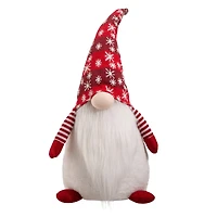 Glitzhome® 24" Red Christmas Gnome Décor Accent