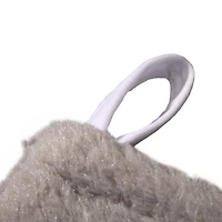 Glitzhome® White Fleece Christmas Stocking & Tree Skirt Set