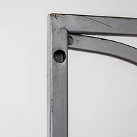 16.25" Wood & Metal Hanging Shelf Rack