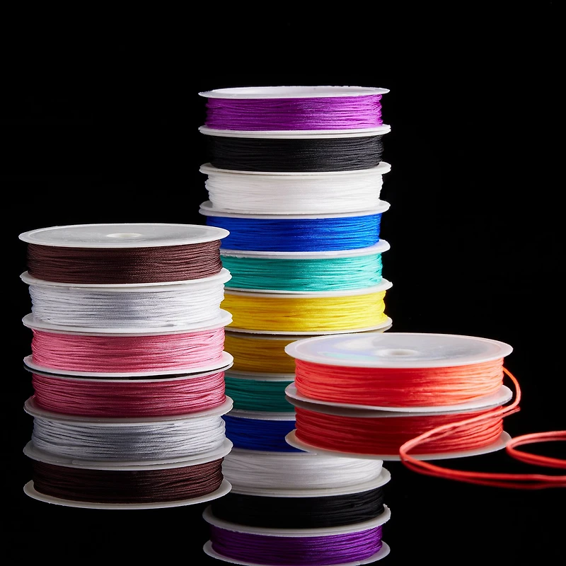 12 Packs: 10 ct. (120 total) 1mm Nylon Cording Value Pack by Bead Landing™