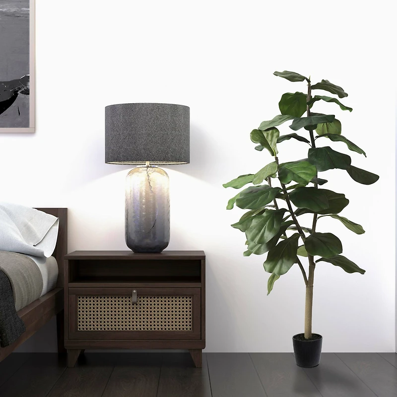 4ft. Potted Artificial Fiddle Tree