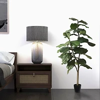 4ft. Potted Artificial Fiddle Tree