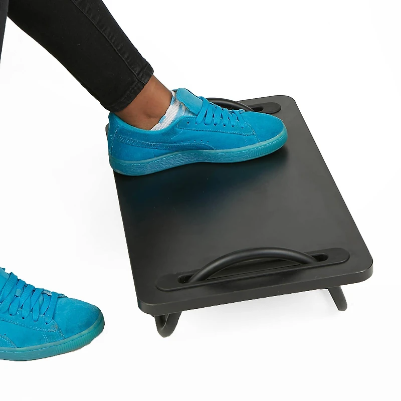 Mind Reader Black Tilting Ergonomic Foot Rest