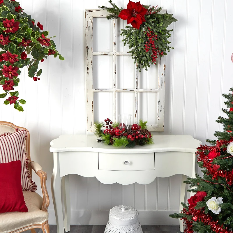 16" Holiday Candelabrum Artificial Arrangement