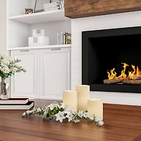 Hastings Home LED Flameless Candles & Remote Set