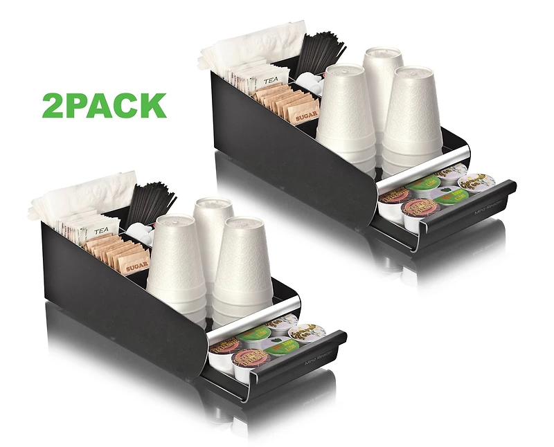 Mind Reader Black Single Serve Coffee Pod Organizer, 2ct.