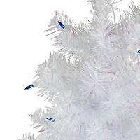 3ft. Pre-Lit White Pine Artificial Christmas Tree, Blue Lights