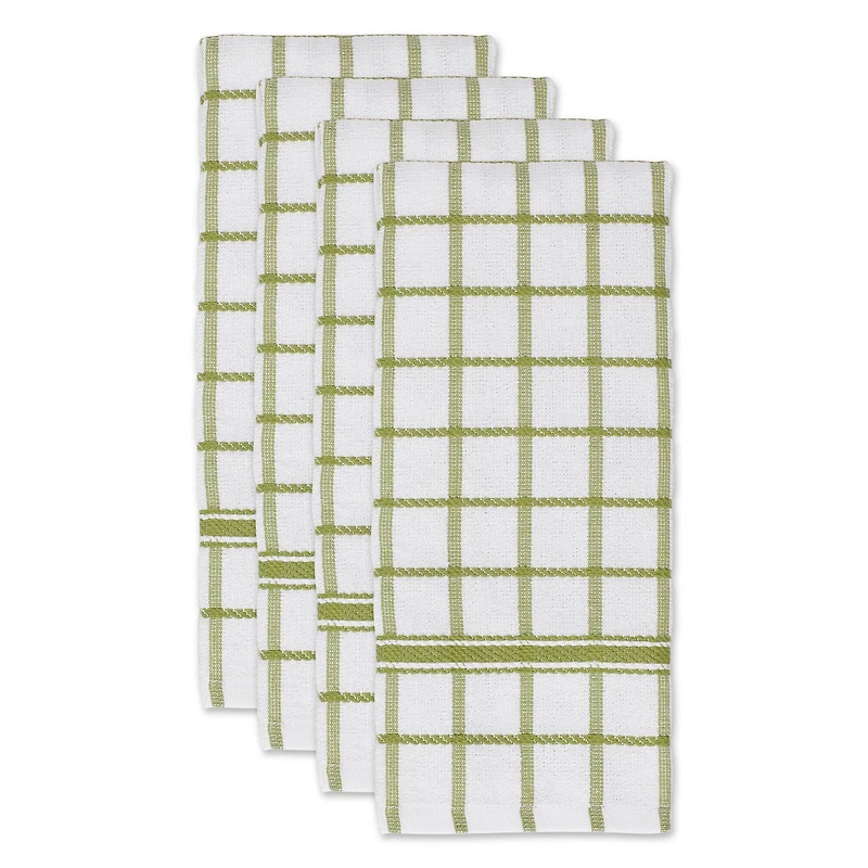 DII® Windowpane Terry Dishtowels