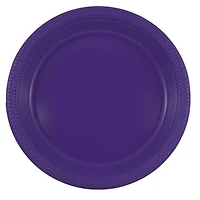JAM Paper 10.25" Purple Plastic Party Plates, 20ct.