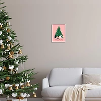 Stupell Industries Merry Christmas Holiday Cats Framed Giclee Art