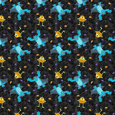 Disney® Monsters, Inc. Mike & Sully Cotton Fabric