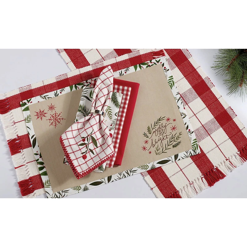 DII® Berry Sprig Napkin Set, 6ct.