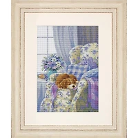 Luca-S Cozy Armchair Counted Cross-Stitch Kit