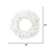 36" Sparkle White Spruce Wreath