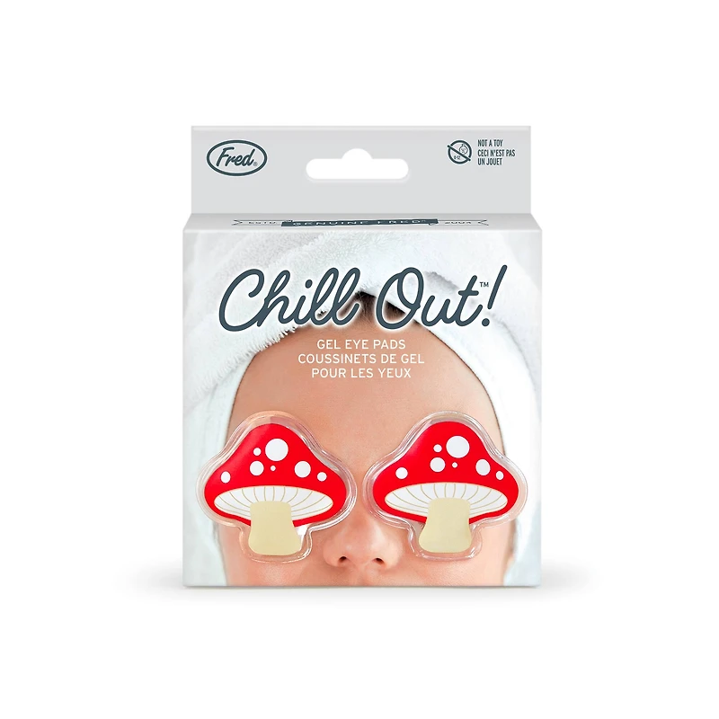 Genuine Fred® Chill Out™ Gel Eye Pads Mushroom Set