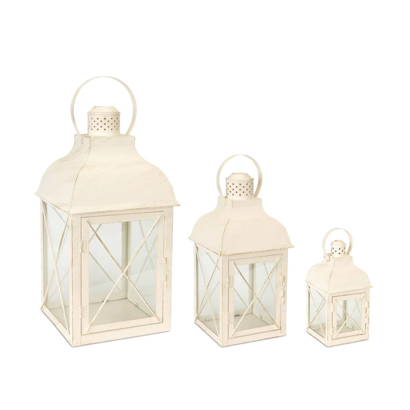Metal & Glass Candle Lanterns