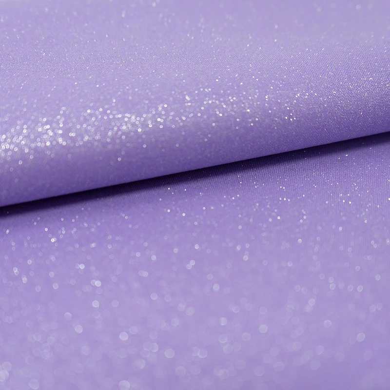 SINGER Glitter Lilac Cotton Fabric