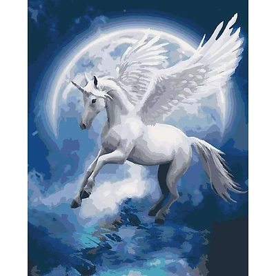 Ideyka Unicorn Constellation Painting by Numbers Kit