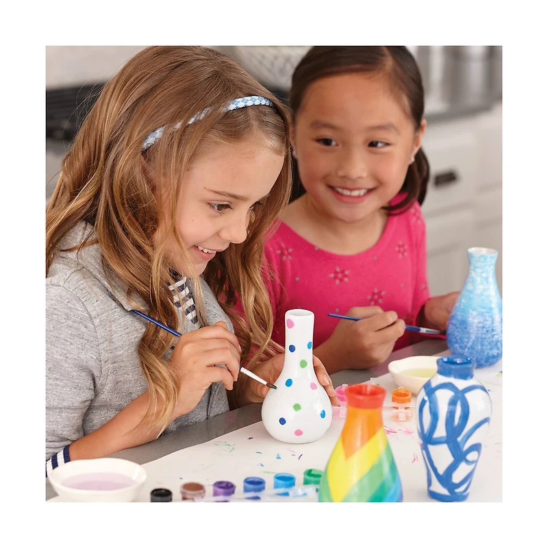 Paint Your Own Porcelain Vases