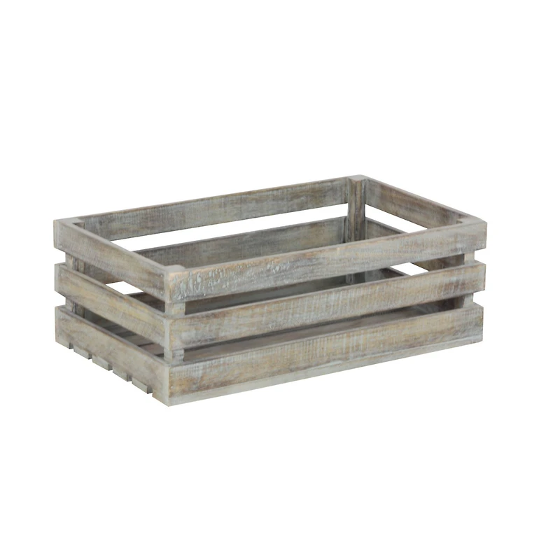 Brown Mango Wood Farmhouse Tray Set