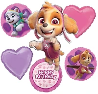Paw Patrol™ Skye Birthday 6-Piece Foil Balloon Bouquet