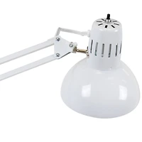 Studio Designs White Metal Swing Arm Clamp Lamp