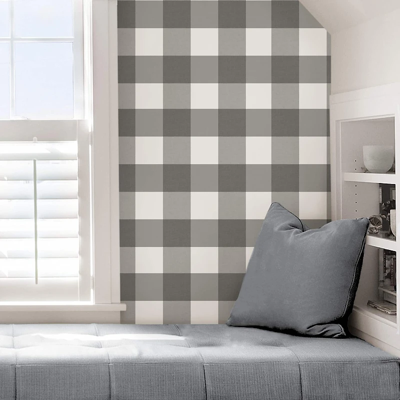 InHome Homestead Plaid Peel & Stick Wallpaper