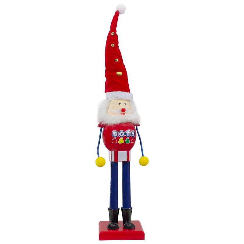 16.75" Red & Blue Dots Christmas Nutcracker Figurine