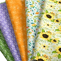 SINGER Beautiful Fall Garden Cotton Fabric Bundle