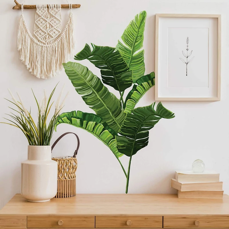 RoomMates Banana Leaf Peel & Stick Wall Decals