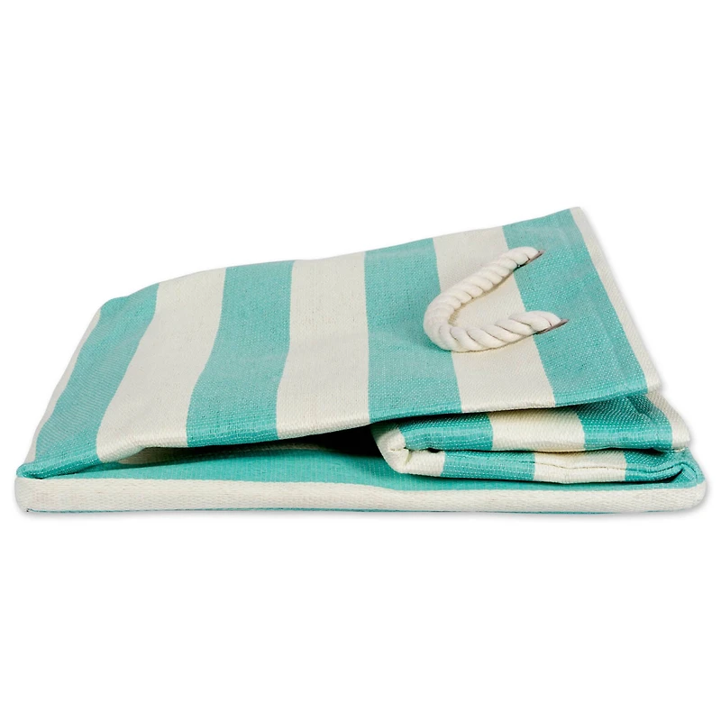 DII® 16" Striped Woven Paper Storage Cube