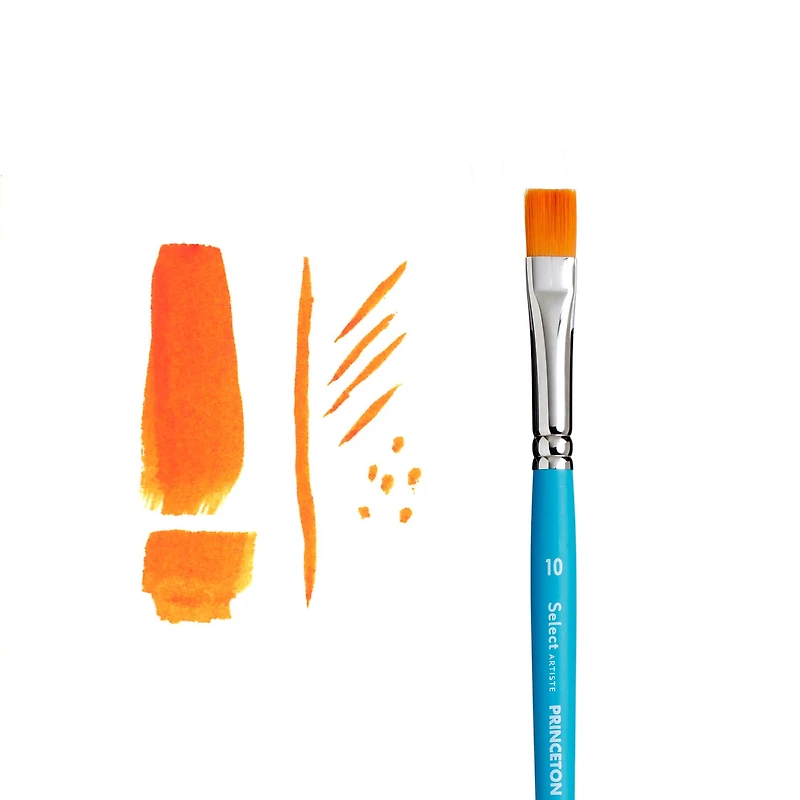 Princeton™ Select™ Artiste Series 3750 Short Handle Flat Shader Brush