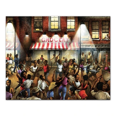 Dancing In The Street 20" x 16" Canvas Wall Art