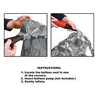 Beistle Silver Foil Balloon Backdrops