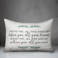 20" x 14" Memories Dreams Love Indoor/Outdoor Pillow