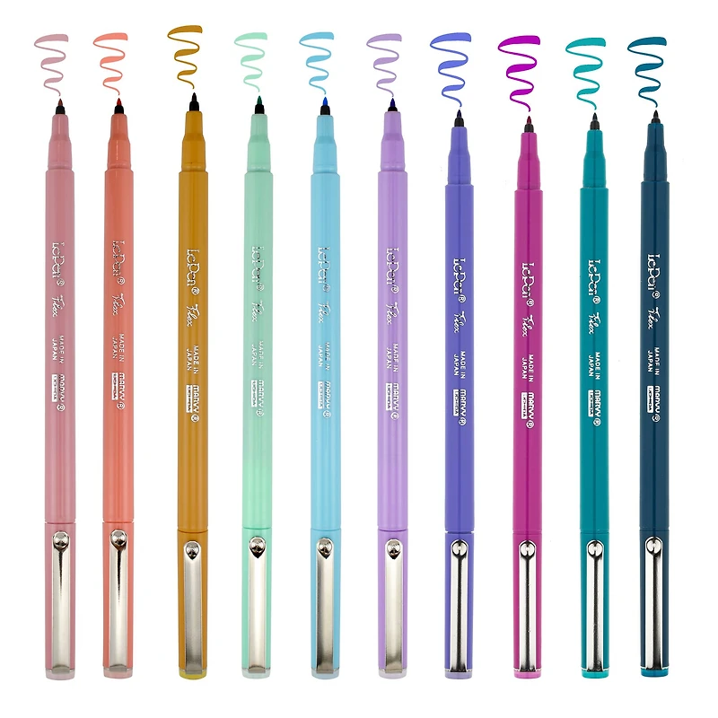 Marvy® Uchida LePen® Flex 10 Pastel Pen Set