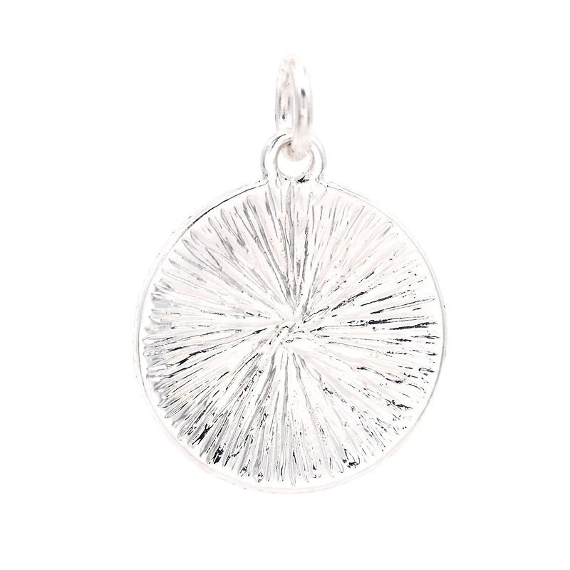 Silver Plated Antique Flowers Charm by Bead Landing™