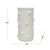 6.5" Ceramic Bubble Cylinder Vase by Make Market®