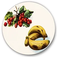 Designart - Banana and Red Berries