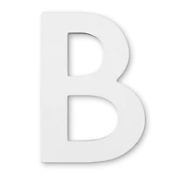 5.5" White MDF Letter by Make Market