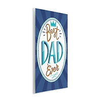 Stupell Industries Best Dad Ever Striped Phrase Wall Plaque Art