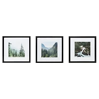 3 Pack Gallery™ Black Frame with Mat by Studio Décor®