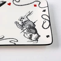 14" White Rabbit Ceramic Serving Dish by Ashland®