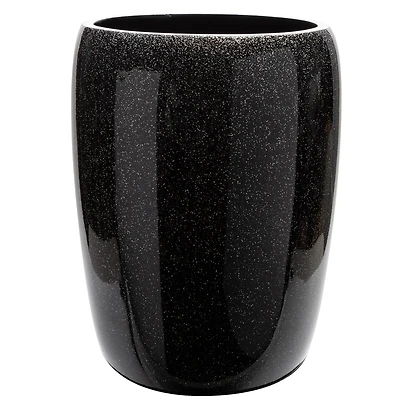 Elle Décor Eclat Black Glitter Waste Bin